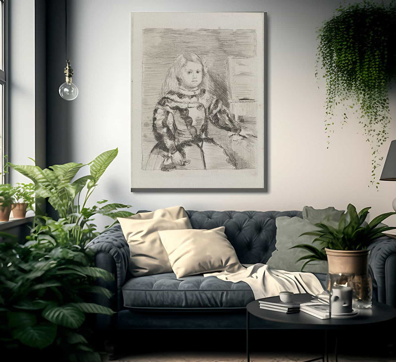 The Infanta Margarita By Edgar Degas Fine Art Print