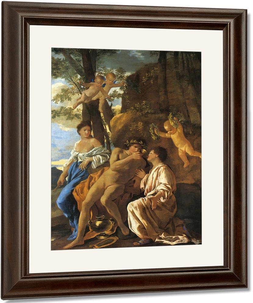 The Inspiration Of The Lyric Poet By Nicholas Poussin Fine Art Print