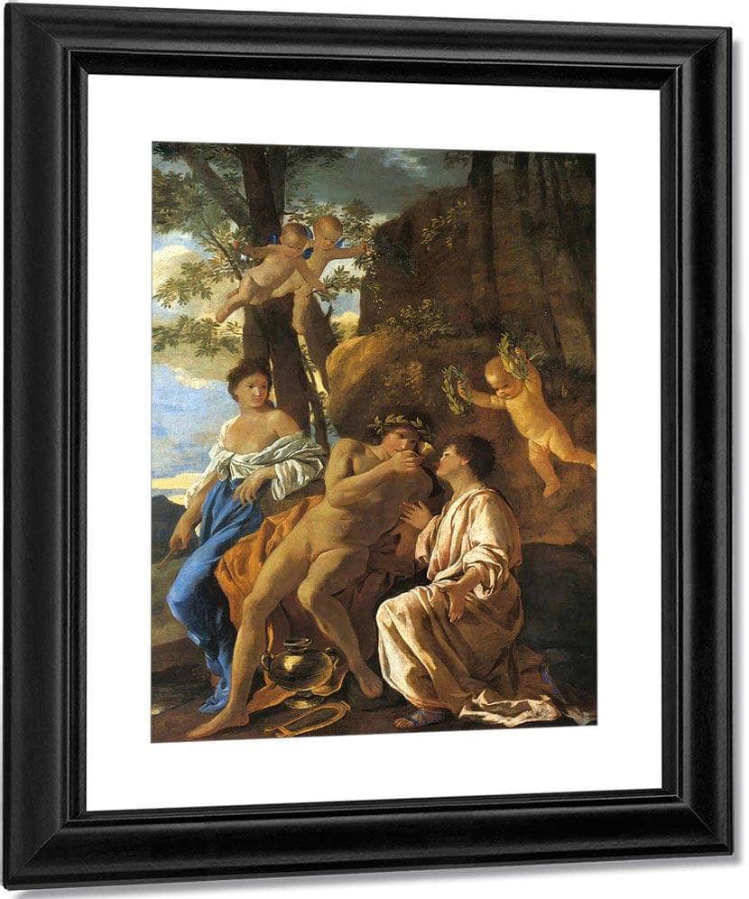 The Inspiration Of The Lyric Poet By Nicholas Poussin Fine Art Print