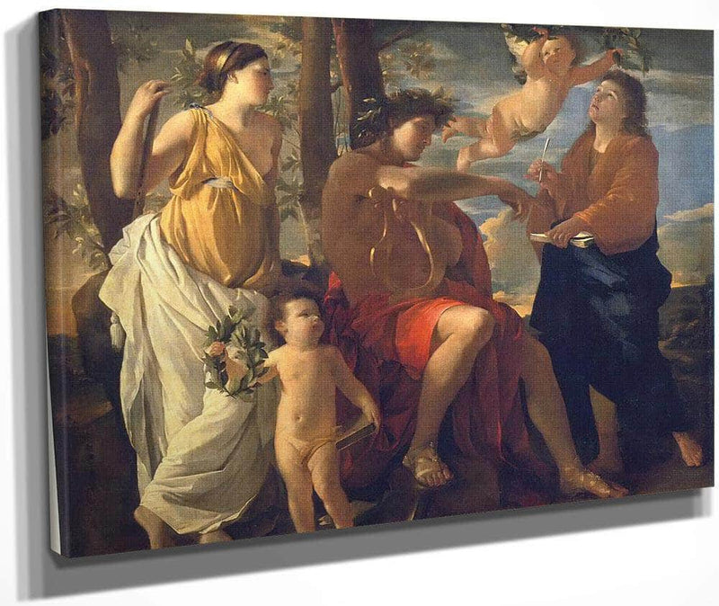 The Inspiration Of The Poet By Nicholas Poussin Fine Art Print