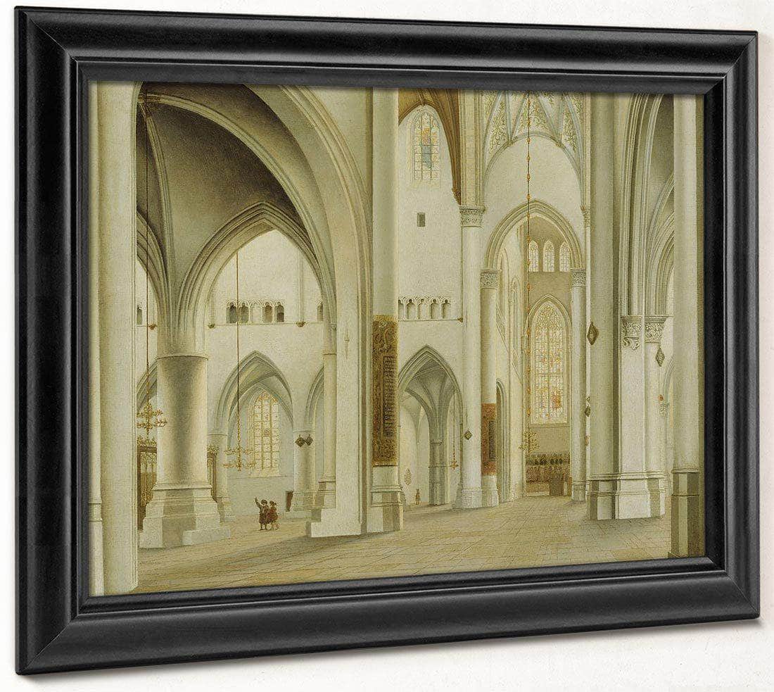 The Interior Of St. Bavo Haarlem By Pieter Jansz. Saenredam Fine Art Print