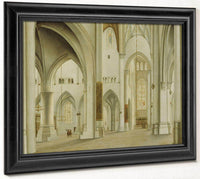 The Interior Of St. Bavo Haarlem By Pieter Jansz. Saenredam Fine Art Print