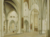 The Interior Of St. Bavo Haarlem By Pieter Jansz. Saenredam Fine Art Print
