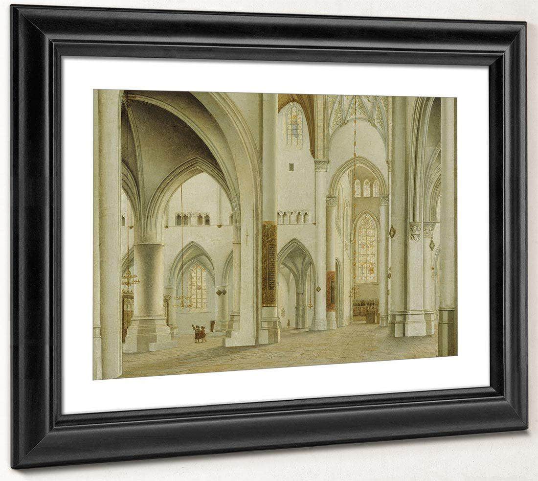 The Interior Of St. Bavo Haarlem By Pieter Jansz. Saenredam Fine Art Print
