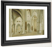 The Interior Of St. Bavo Haarlem By Pieter Jansz. Saenredam Fine Art Print