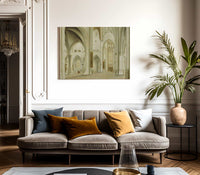 The Interior Of St. Bavo Haarlem By Pieter Jansz. Saenredam Fine Art Print