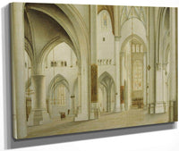 The Interior Of St. Bavo Haarlem By Pieter Jansz. Saenredam Fine Art Print