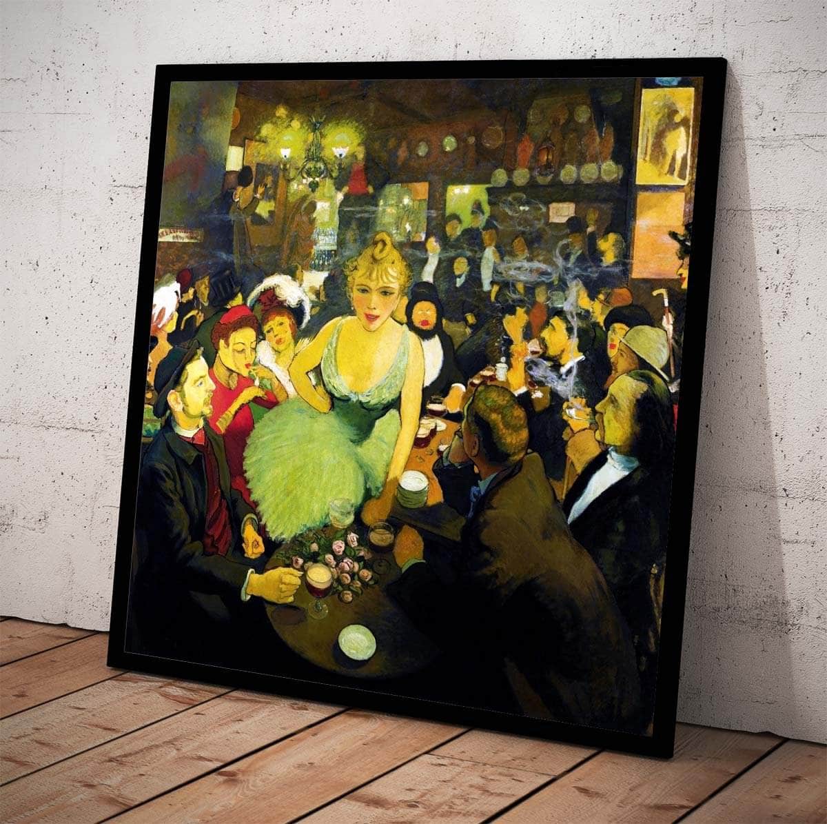 The Interior Of The Brunning Mirliton Painting Louis Anquetin Canvas Art Fine Art Print