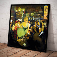 The Interior Of The Brunning Mirliton Painting Louis Anquetin Canvas Art Fine Art Print