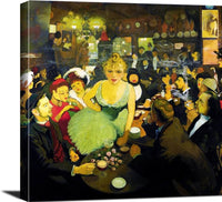 The Interior Of The Brunning Mirliton Painting Louis Anquetin Canvas Art Fine Art Print