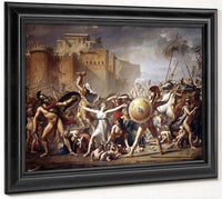 The Intervention Of The Sabine Women 1795 By Jacques Louis David Fine Art Print