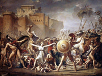 The Intervention Of The Sabine Women 1795 By Jacques Louis David Fine Art Print