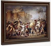 The Intervention Of The Sabine Women 1795 By Jacques Louis David Fine Art Print