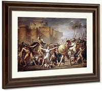 The Intervention Of The Sabine Women 1795 By Jacques Louis David Fine Art Print