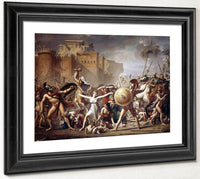 The Intervention Of The Sabine Women 1795 By Jacques Louis David Fine Art Print