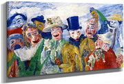 The Intrigue By James Ensor Fine Art Print