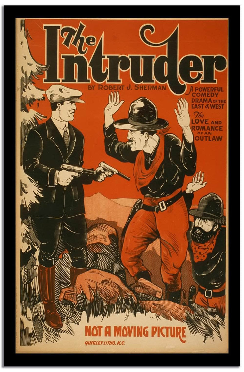 The Intruder  Vintage Poster Fine Art Print