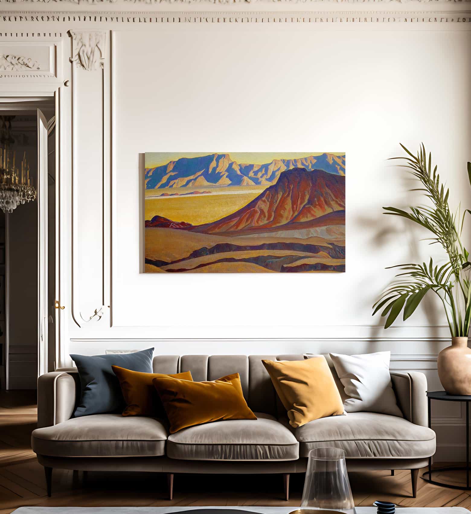 The Iron Mountains By Maynard Dixon Fine Art Print
