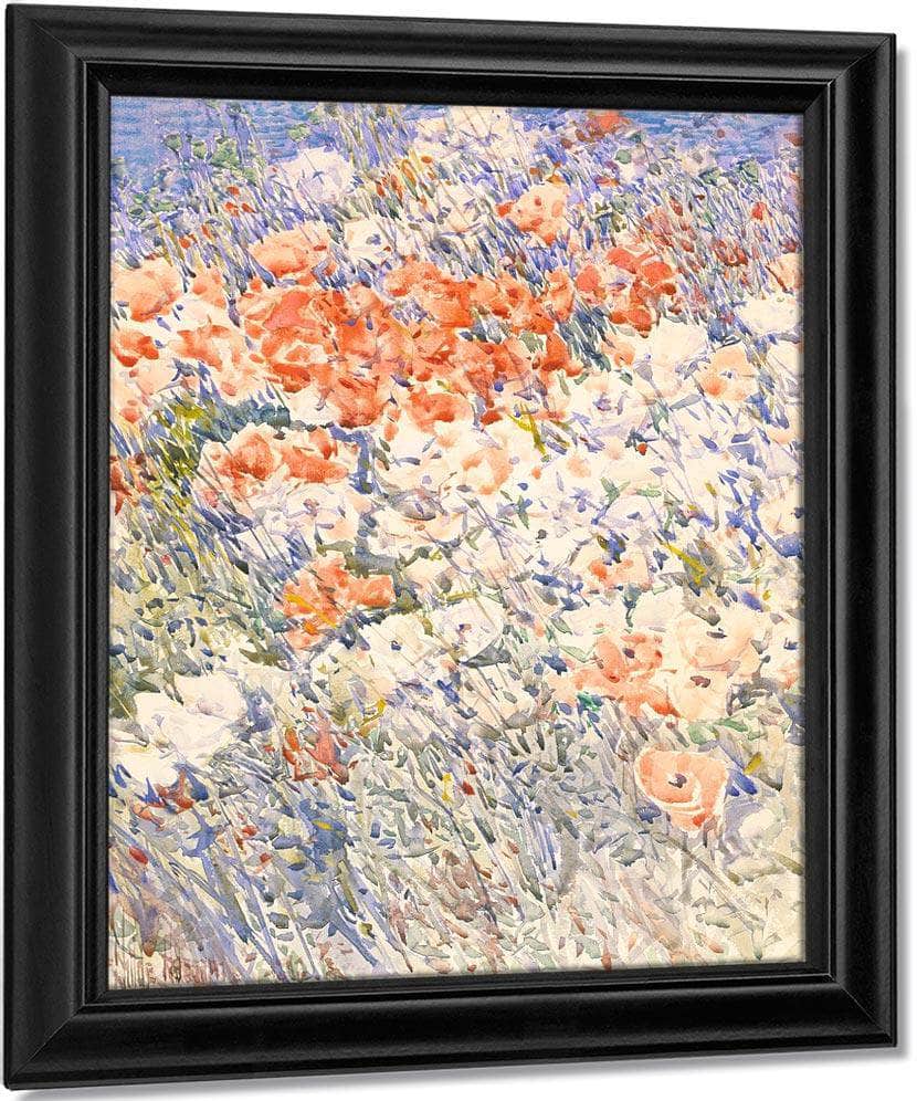 The Island Garden By Childe Hassam Fine Art Print