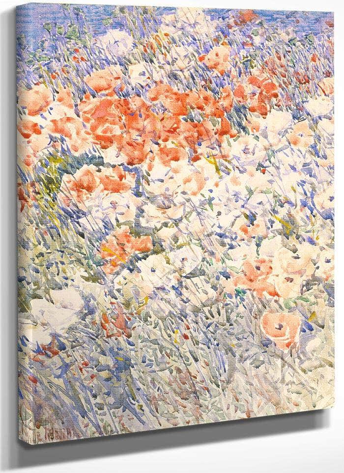 The Island Garden By Childe Hassam Fine Art Print