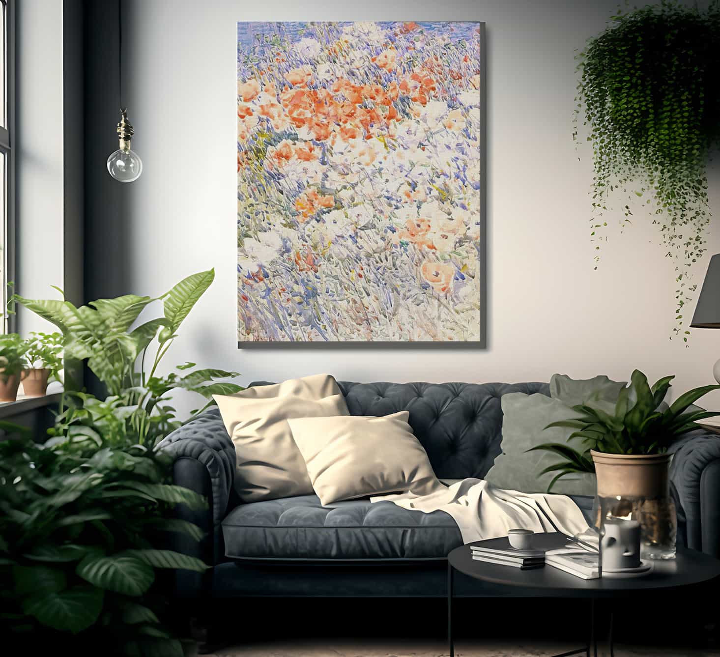The Island Garden By Childe Hassam Fine Art Print