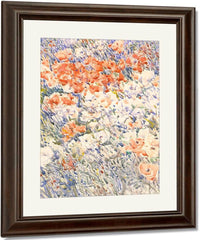 The Island Garden By Childe Hassam Fine Art Print