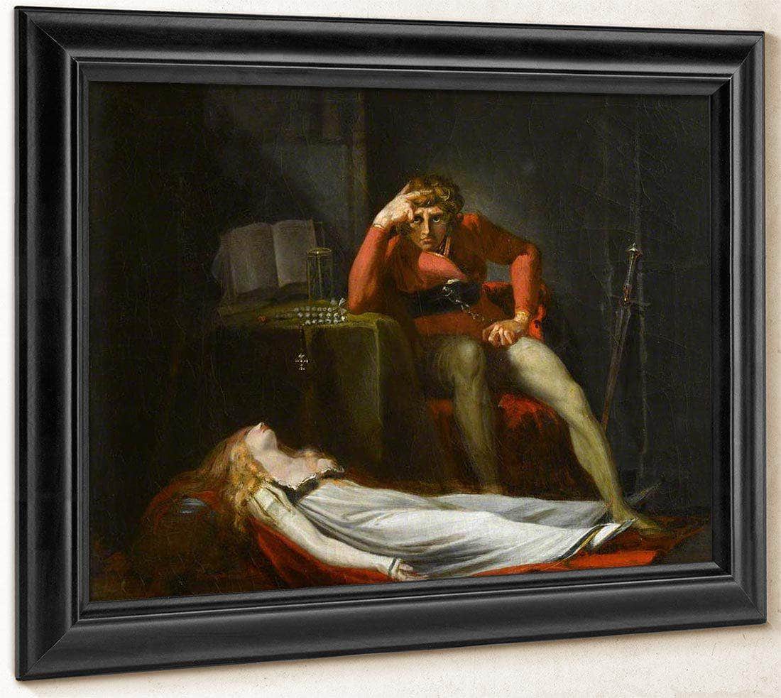 The Italian Count (Also Known As Ezzelin Bracciaferro, Musing Over Meduna, Destroyed By Him For Disloyalty) By Henry Fuseli Fine Art Print