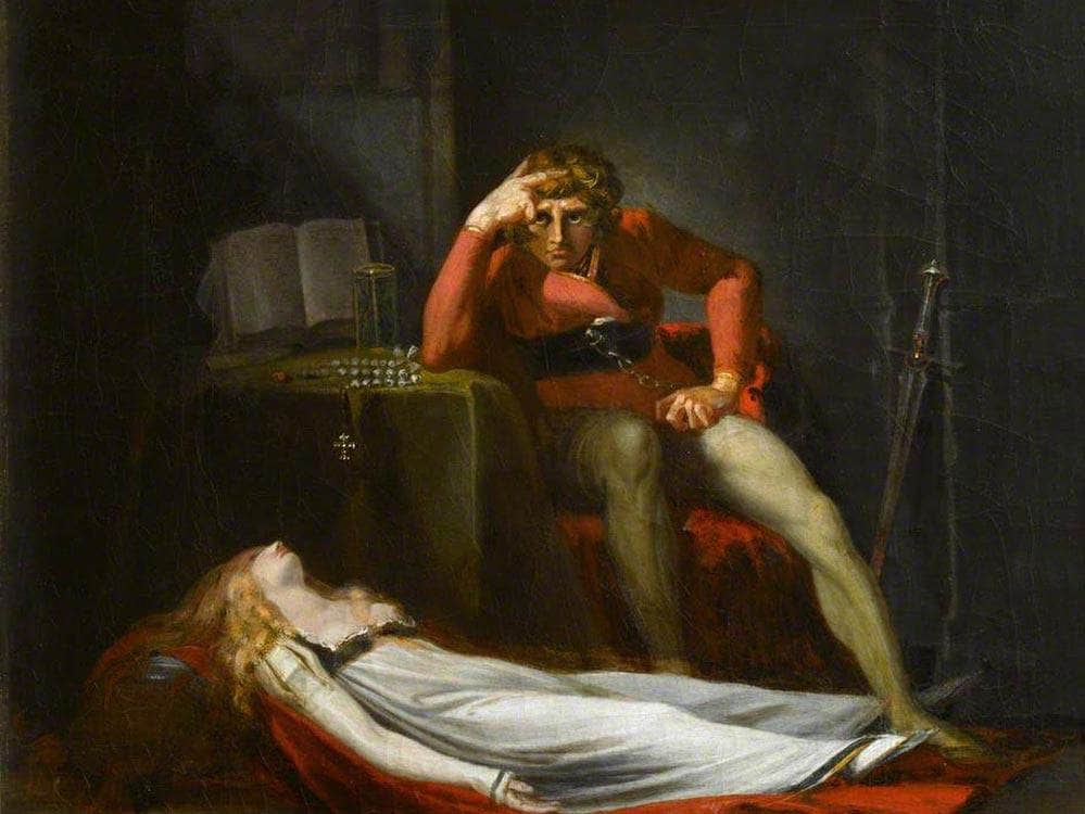 The Italian Count (Also Known As Ezzelin Bracciaferro, Musing Over Meduna, Destroyed By Him For Disloyalty) By Henry Fuseli Fine Art Print