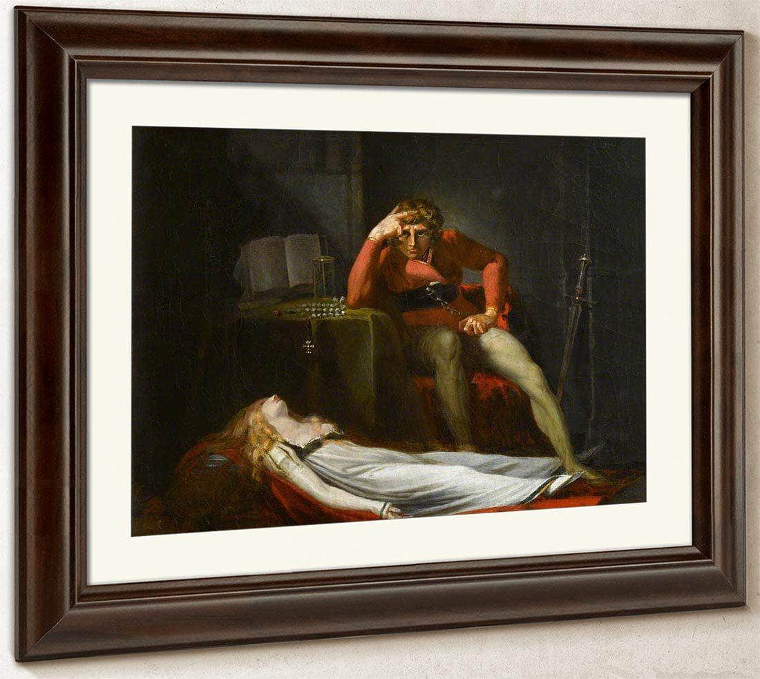 The Italian Count (Also Known As Ezzelin Bracciaferro, Musing Over Meduna, Destroyed By Him For Disloyalty) By Henry Fuseli Fine Art Print