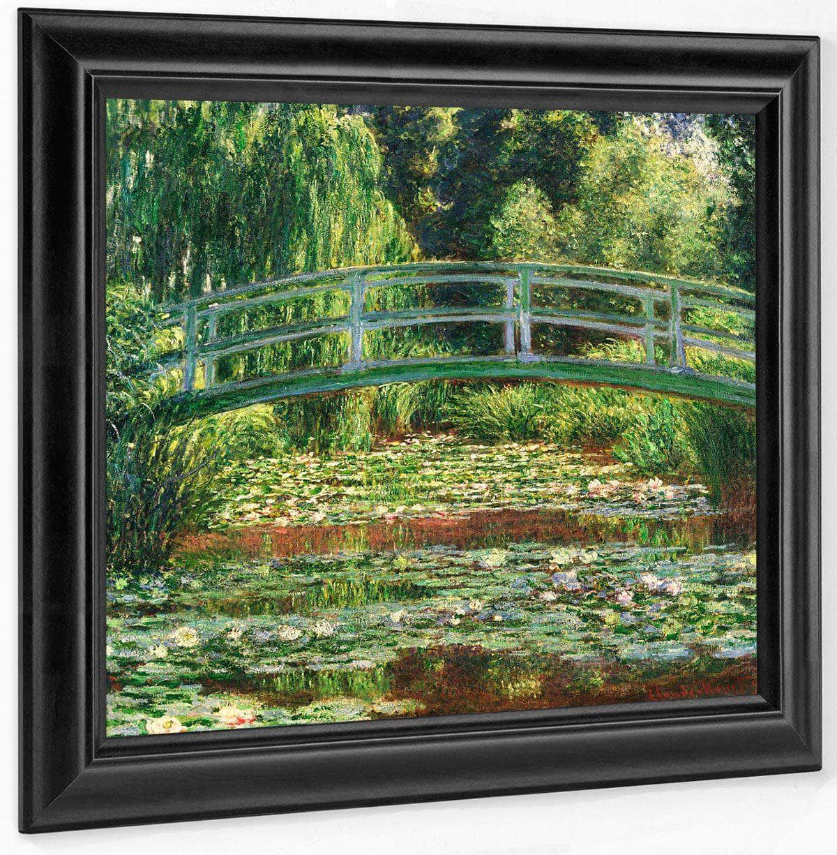 The Japanese Bridge And Water Lily Pond At Giverny By Monet Claude Fine Art Print