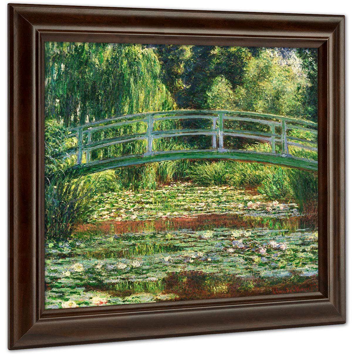 The Japanese Bridge And Water Lily Pond At Giverny By Monet Claude Fine Art Print
