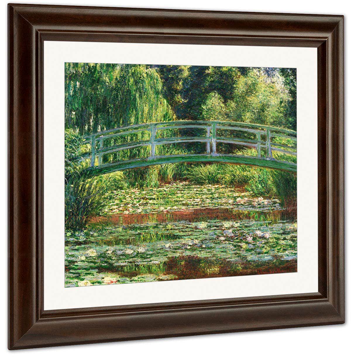 The Japanese Bridge And Water Lily Pond At Giverny By Monet Claude Fine Art Print