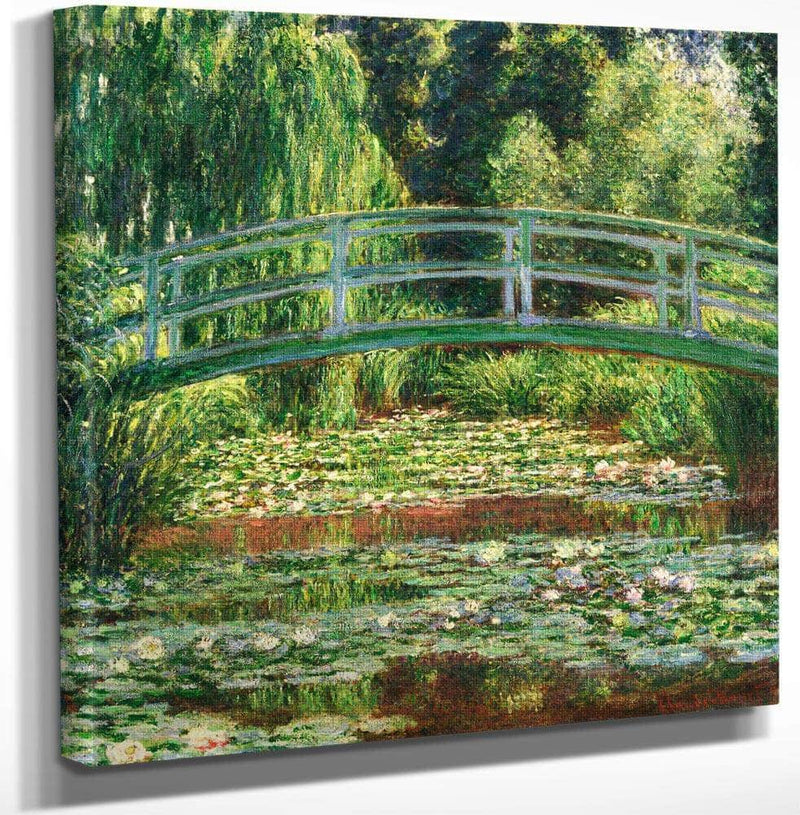 The Japanese Bridge And Water Lily Pond At Giverny By Monet Claude Fine Art Print