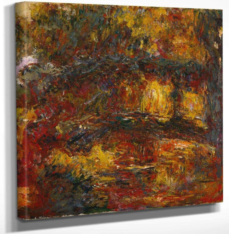 The Japanese Footbridge Giverny By Monet Claude Fine Art Print