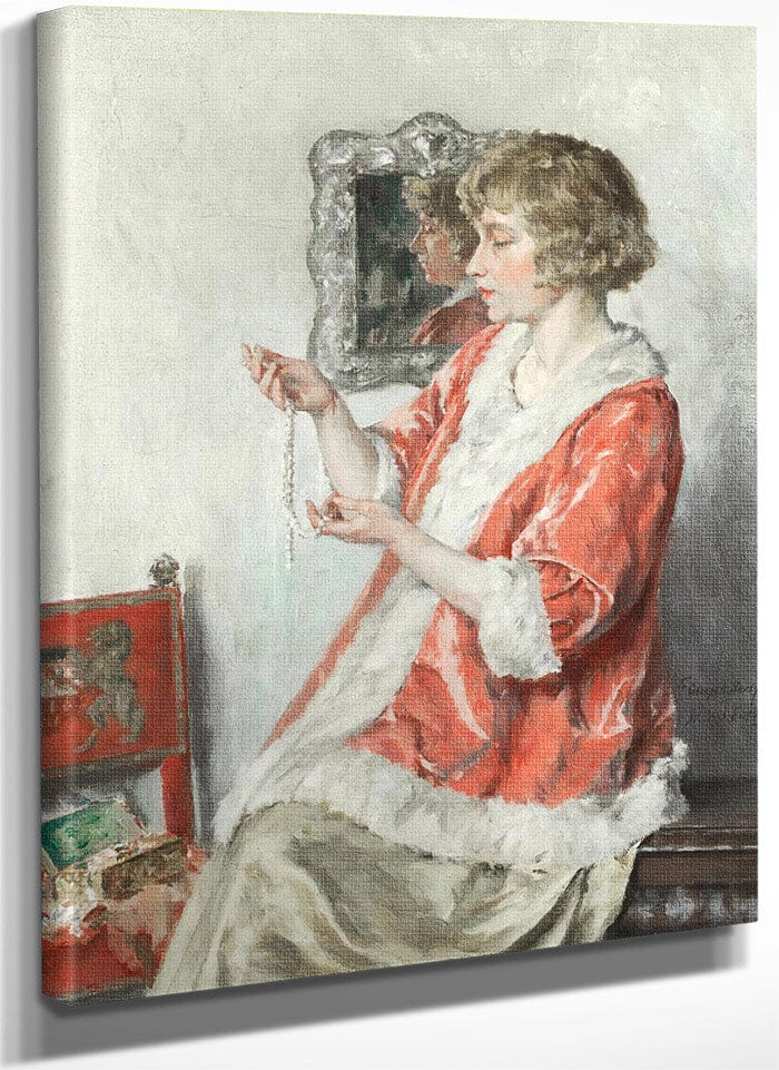 The Jewellery Box By Walter Macewen Fine Art Print