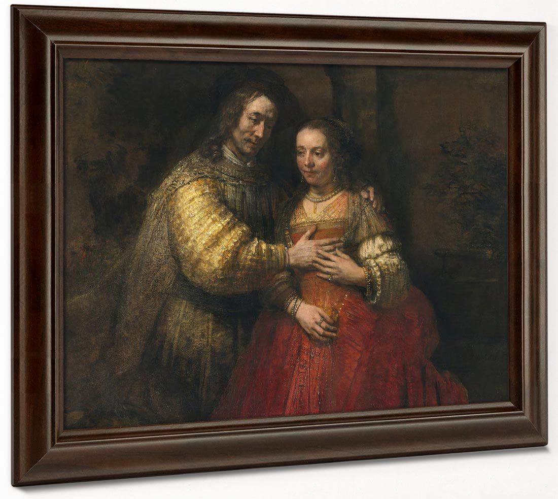 The Jewish Bride By Rembrandt Fine Art Print