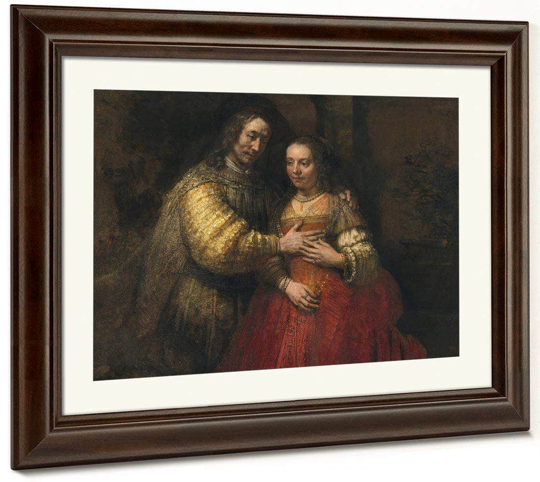 The Jewish Bride By Rembrandt Fine Art Print