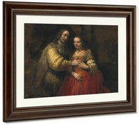 The Jewish Bride By Rembrandt Fine Art Print