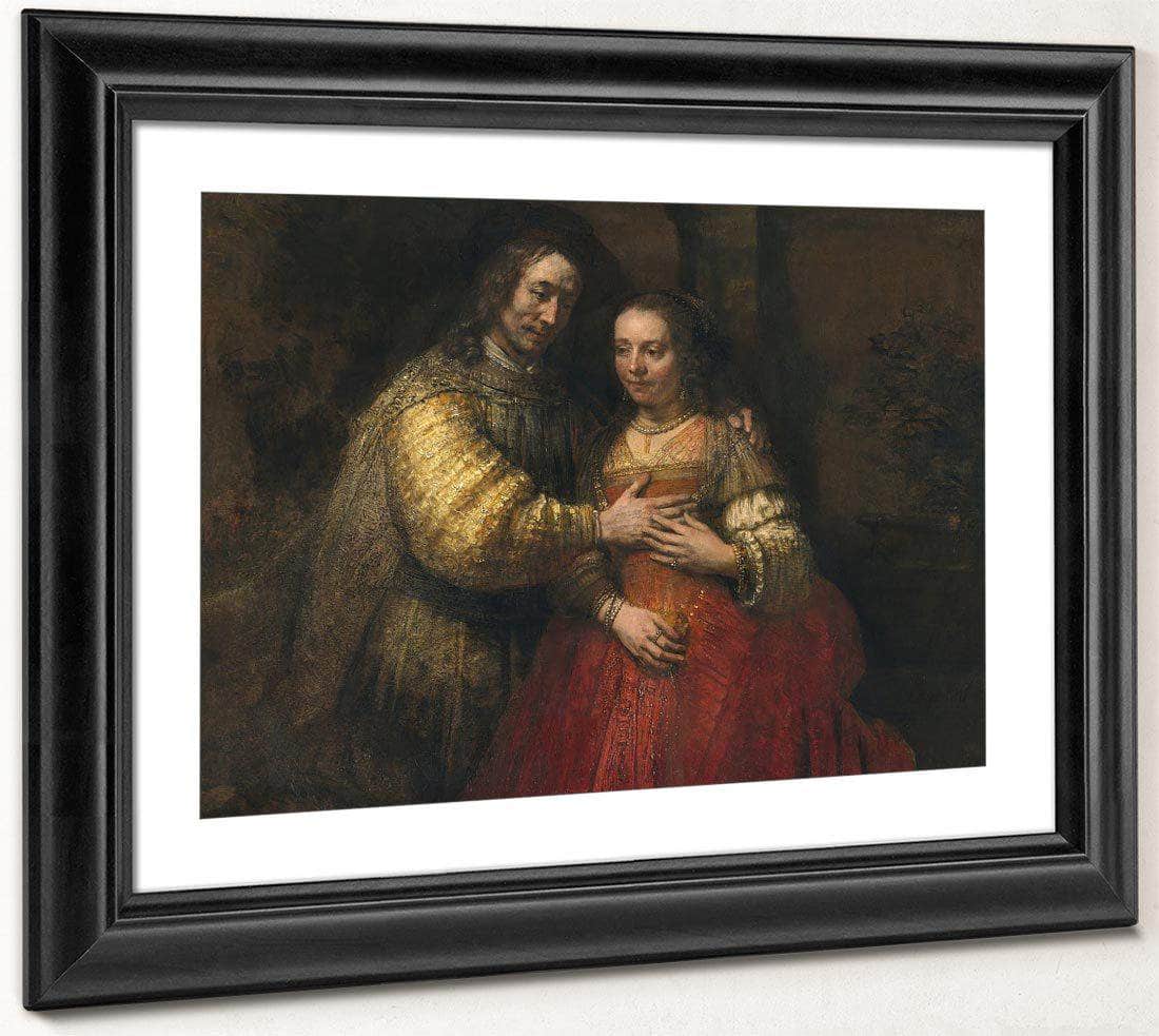 The Jewish Bride By Rembrandt Fine Art Print