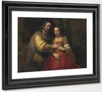 The Jewish Bride By Rembrandt Fine Art Print