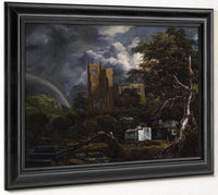 The Jewish Cemetery By Jacob Van Ruisdael Fine Art Print