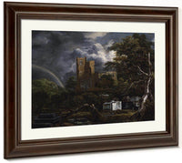 The Jewish Cemetery By Jacob Van Ruisdael Fine Art Print