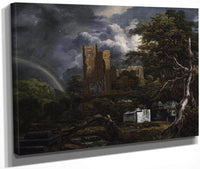 The Jewish Cemetery By Jacob Van Ruisdael Fine Art Print