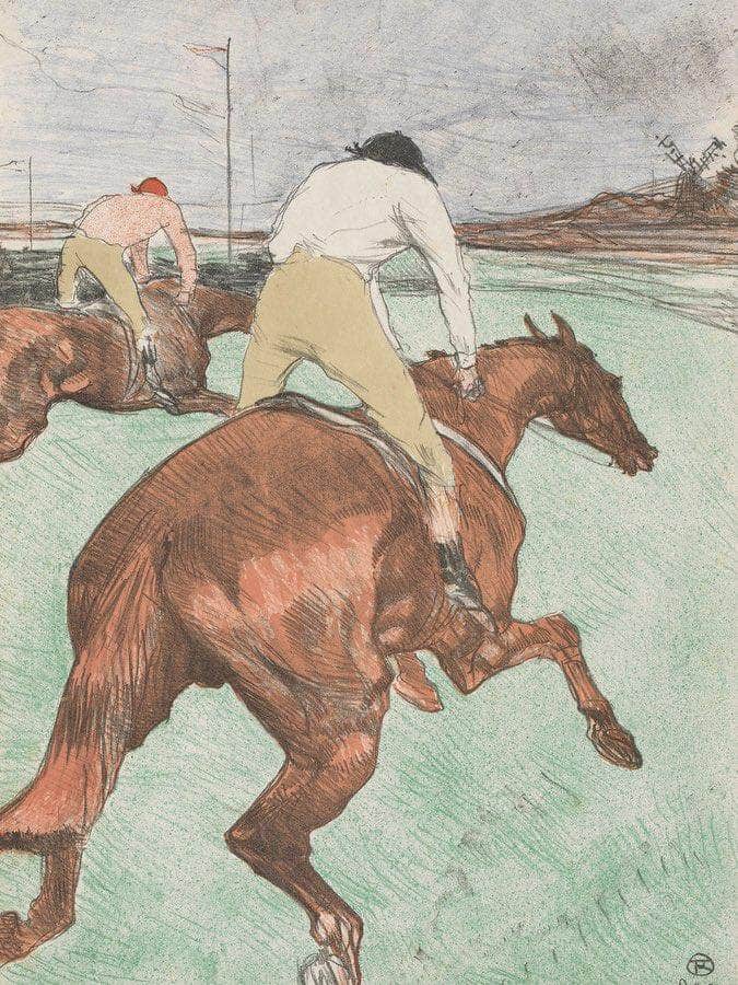 The Jockey 1899 By Henri De Toulouse Lautrec Fine Art Print