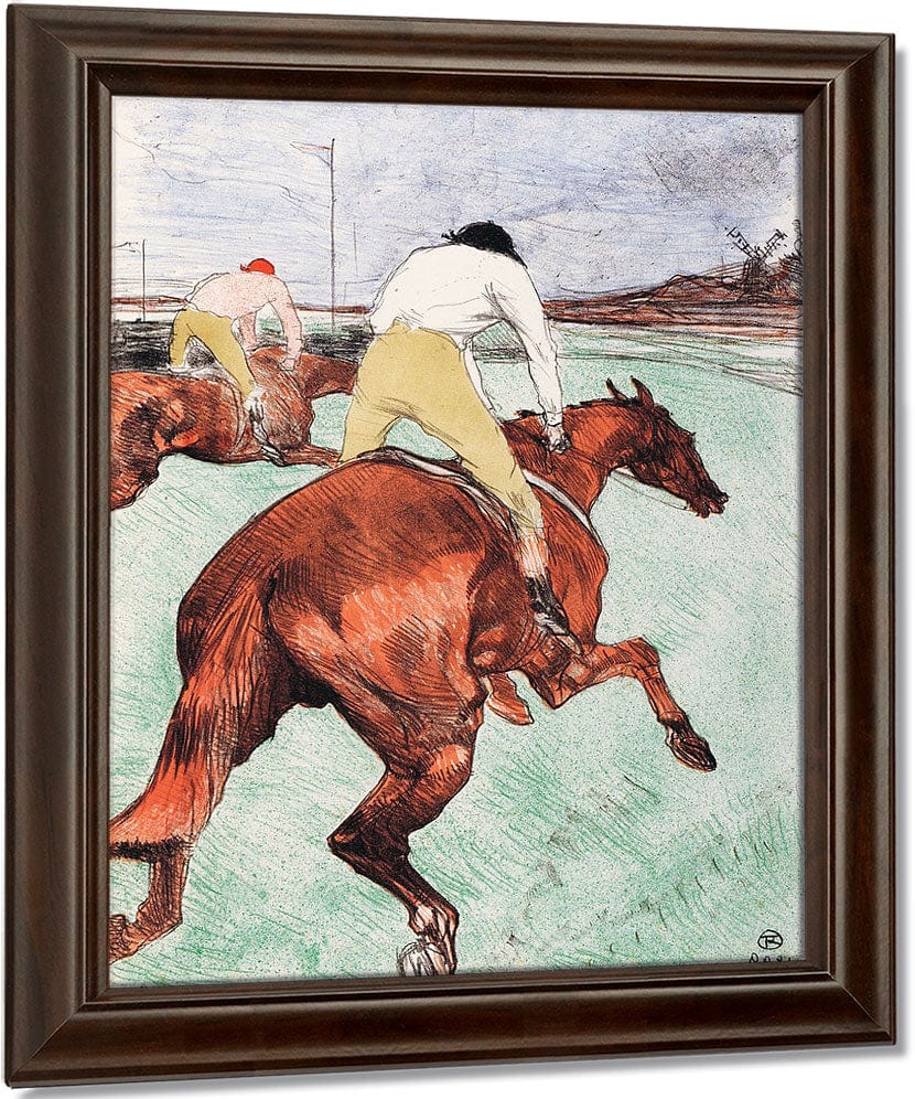 The Jockey (Le Jockey) By Henri Marie Raymond De Toulouse Lautrec Monfa Fine Art Print