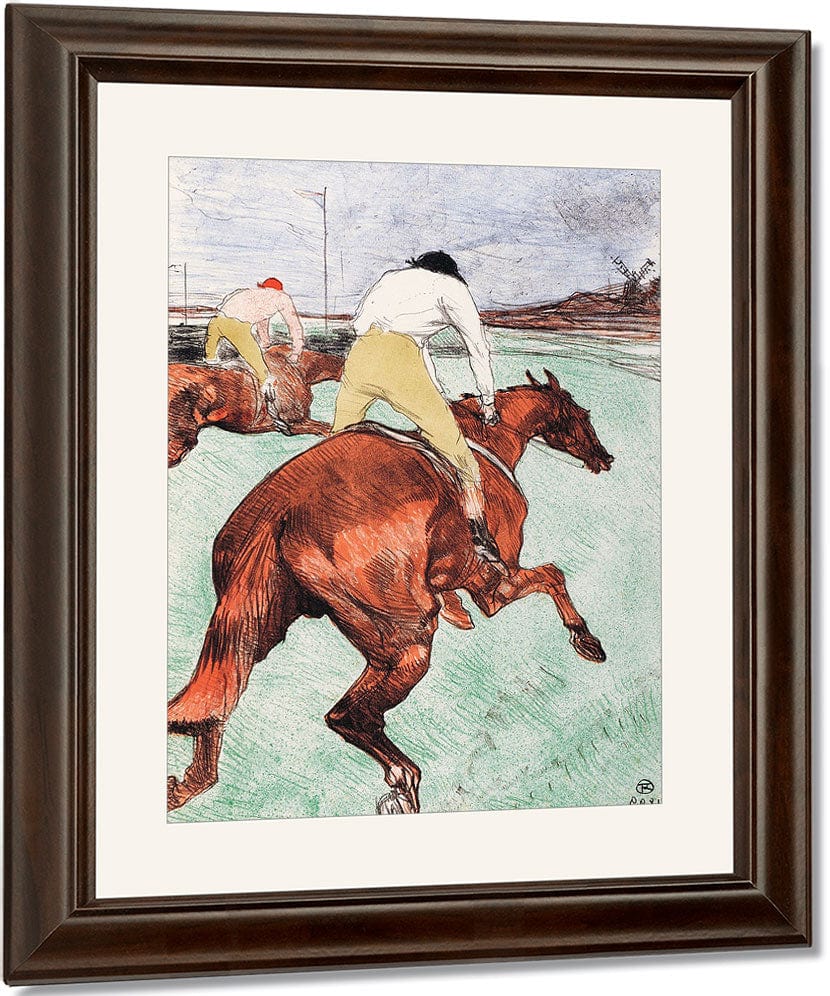 The Jockey (Le Jockey) By Henri Marie Raymond De Toulouse Lautrec Monfa Fine Art Print