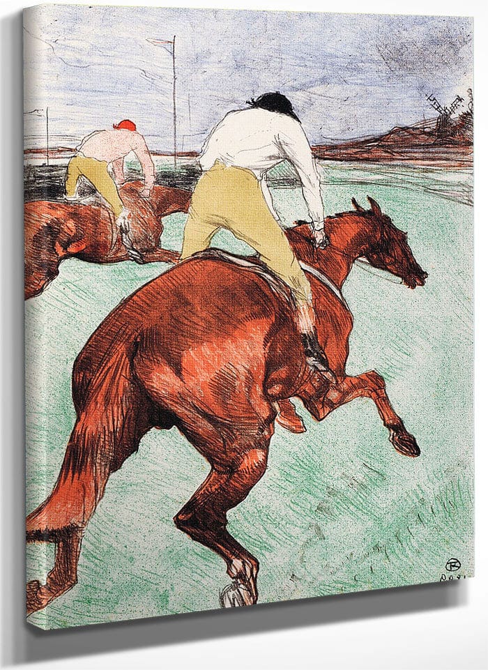 The Jockey (Le Jockey) By Henri Marie Raymond De Toulouse Lautrec Monfa Fine Art Print