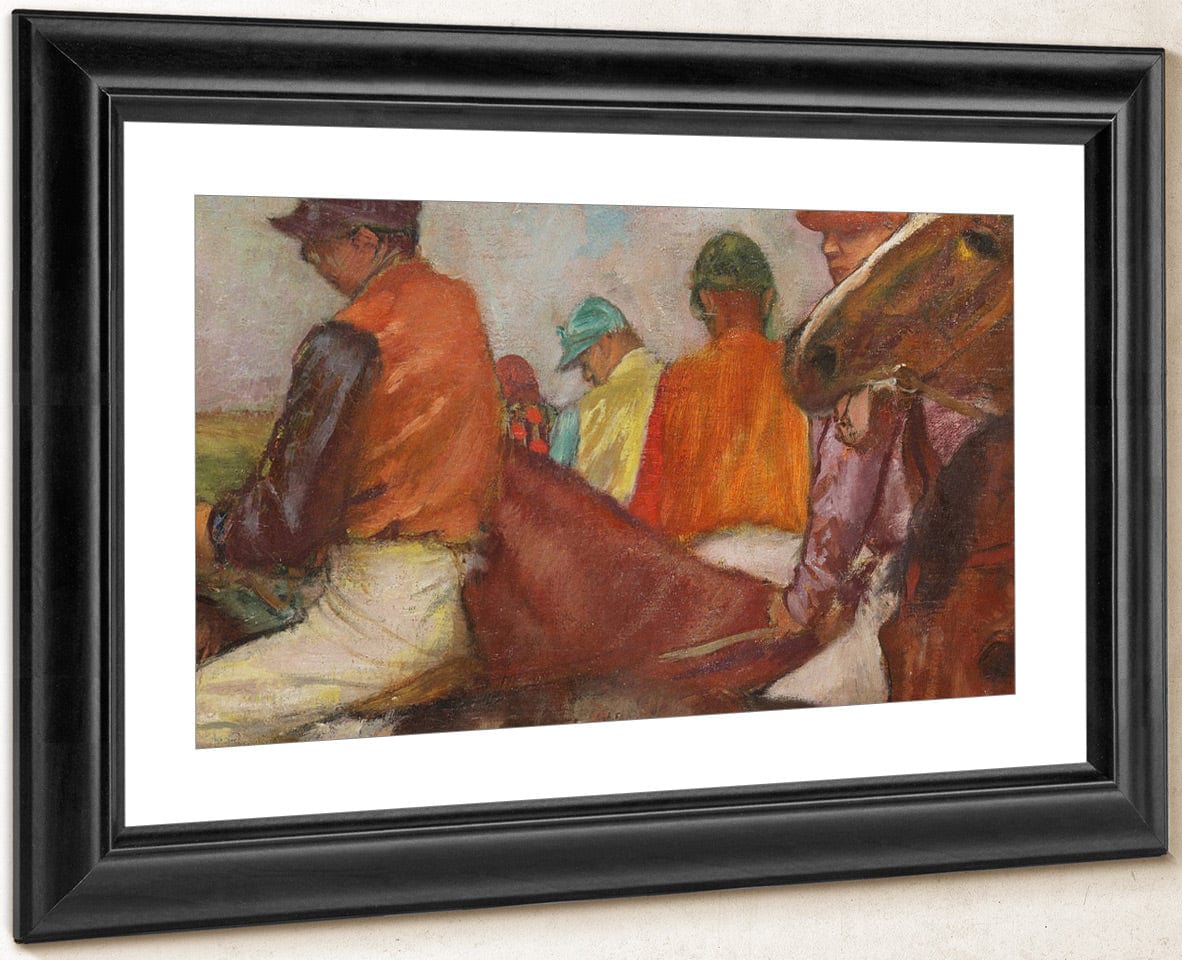 The Jockeys By Edgar Degas Fine Art Print