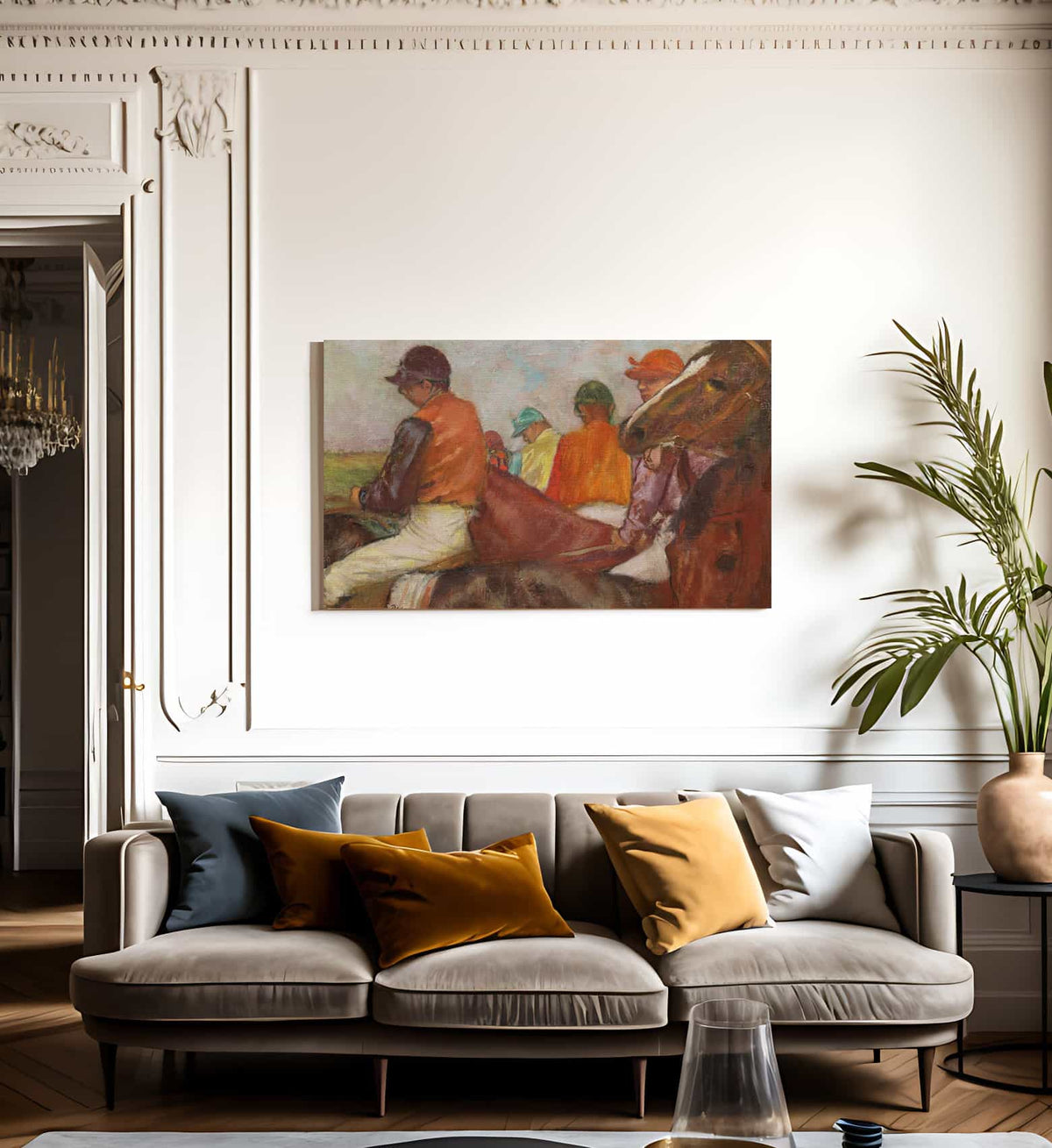 The Jockeys By Edgar Degas Fine Art Print