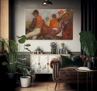 The Jockeys By Edgar Degas Fine Art Print